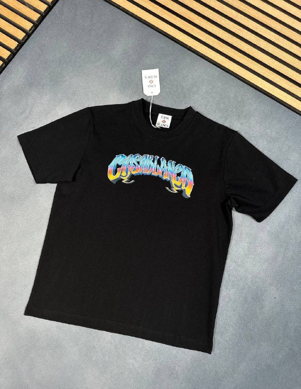 Casablanca Psychedelic Airbrush Logo T-Shirts AAA Quality Reps UK