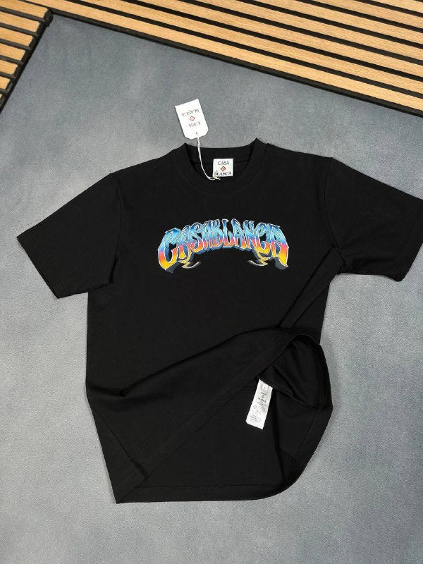 Casablanca Psychedelic Airbrush Logo T-Shirts AAA Quality Reps UK
