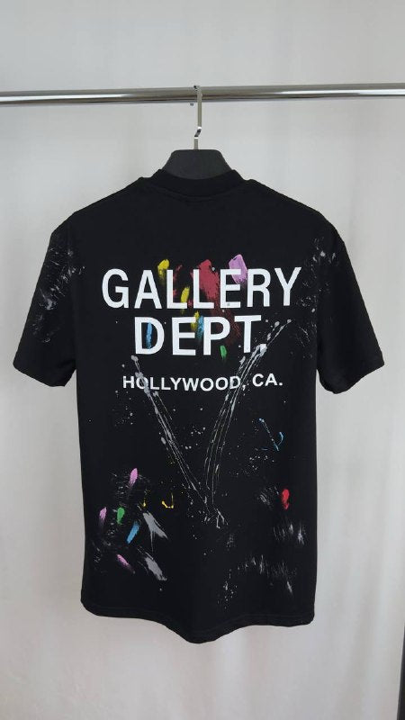 Gallery Dept. Paint-Splattered Logo T-Shirt UK Reps AAA Quality