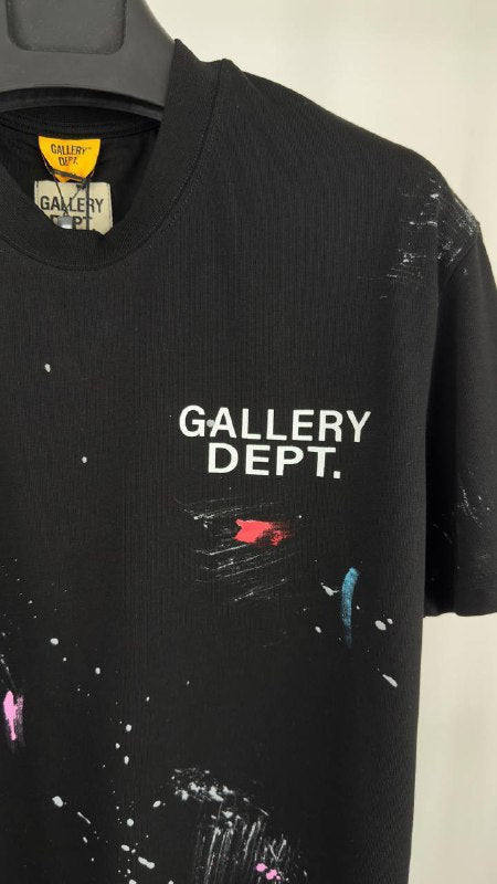 Gallery Dept. Paint-Splattered Logo T-Shirt UK Reps AAA Quality