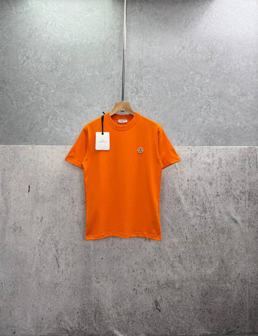 Moncler Logo Patch Cotton T-Shirt UK Reps AAA Quality