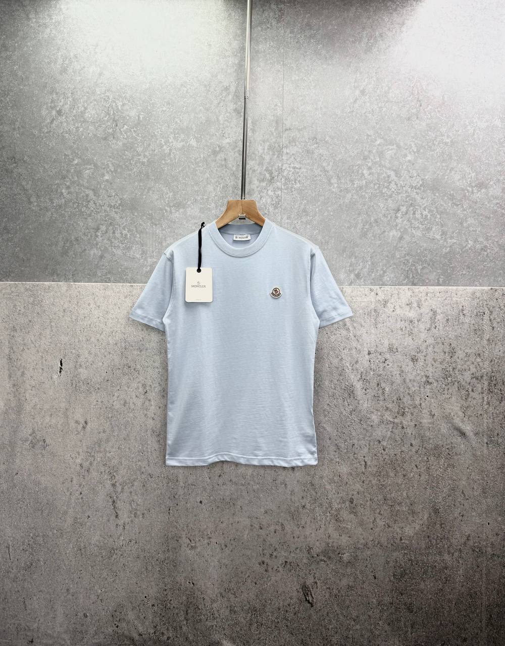 Moncler Logo Patch Cotton T-Shirt UK Reps AAA Quality