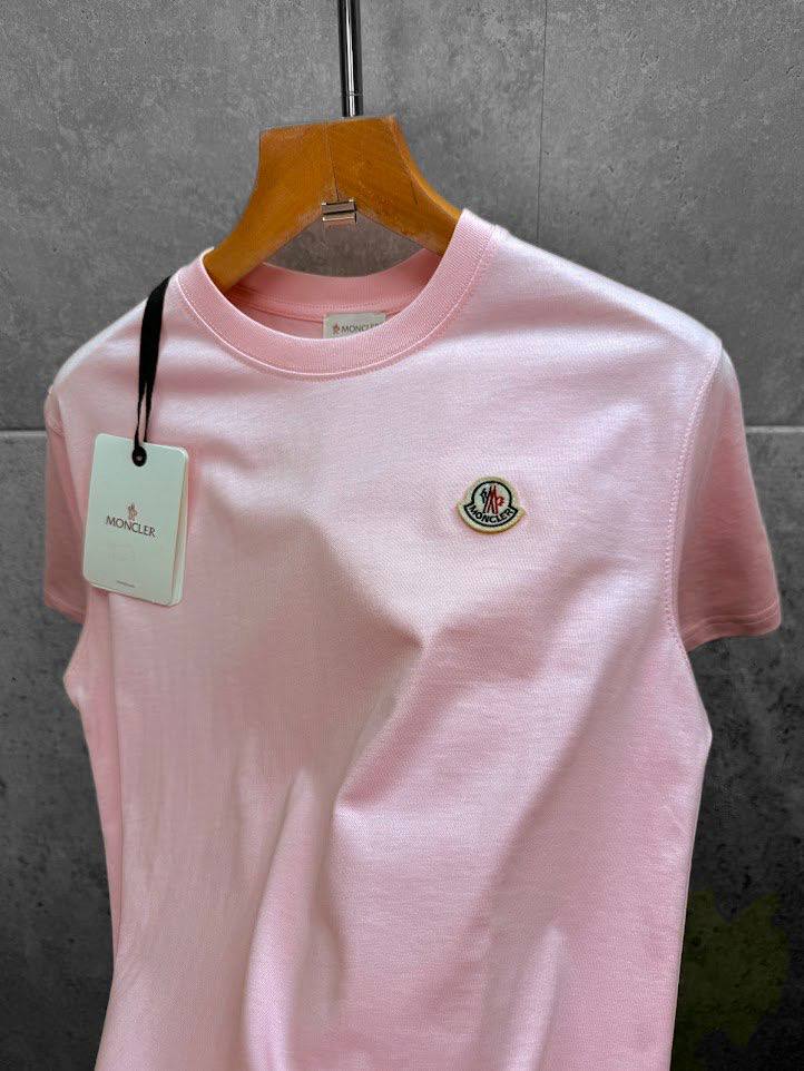 Moncler Logo Patch Cotton T-Shirt UK Reps AAA Quality