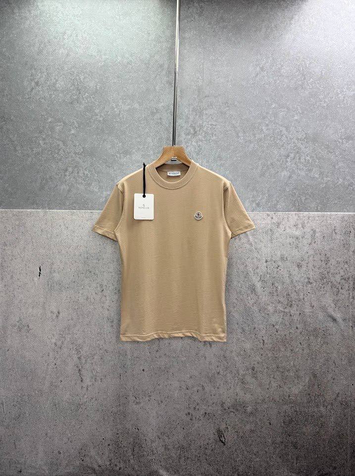 Moncler Logo Patch Cotton T-Shirt UK Reps AAA Quality