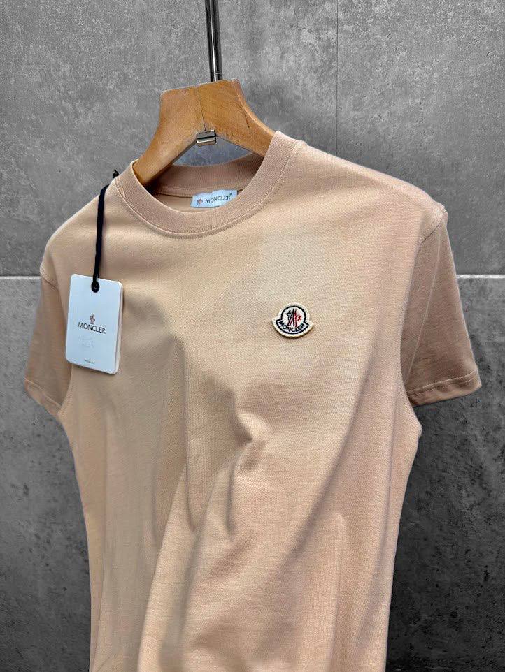 Moncler Logo Patch Cotton T-Shirt UK Reps AAA Quality