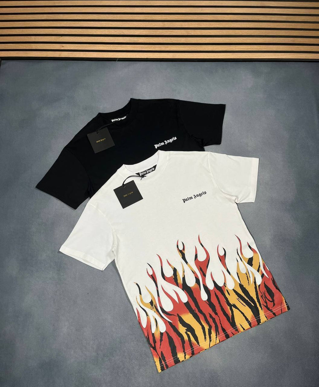 Palm Angels Tiger Flames T-Shirt UK Reps AAA Quality