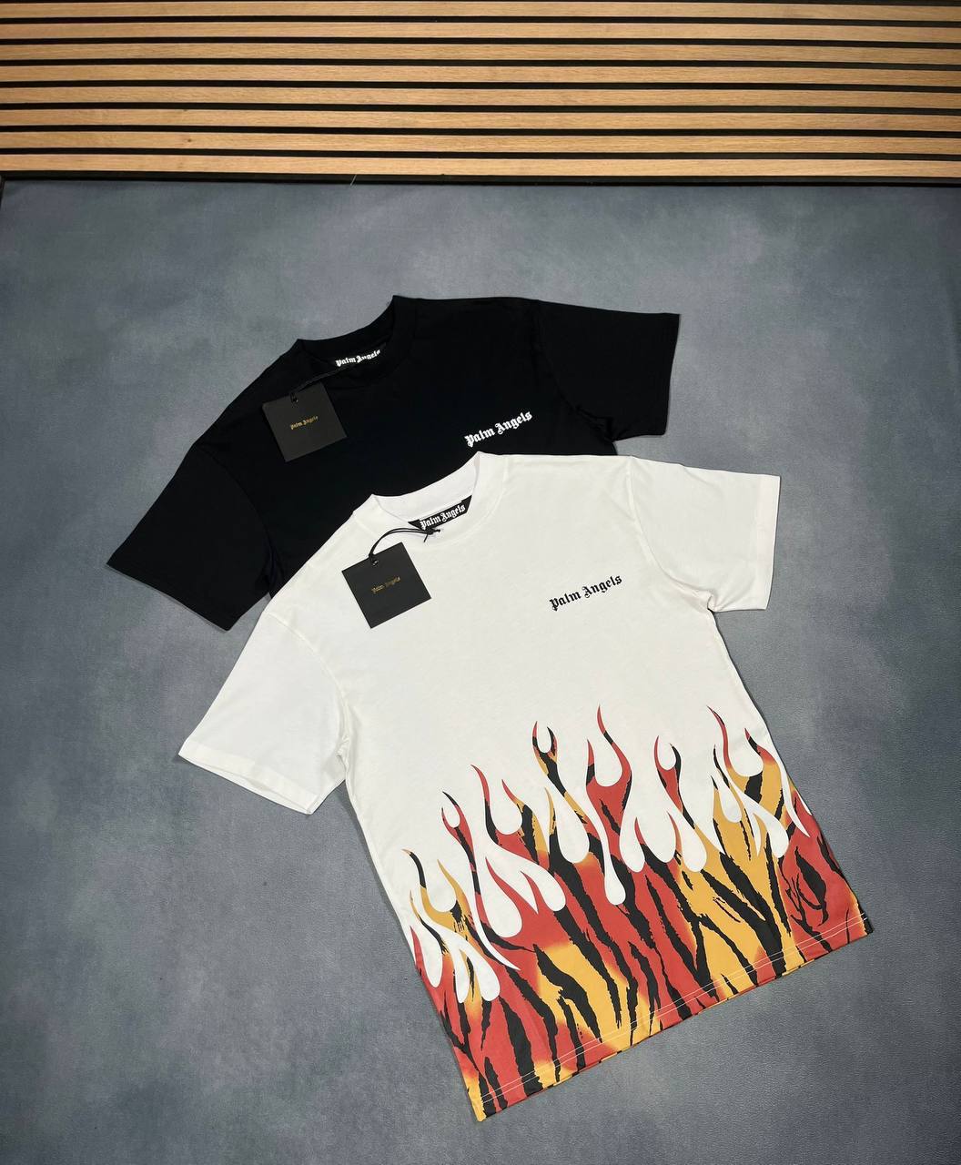 Palm Angels Tiger Flames T-Shirt UK Reps AAA Quality