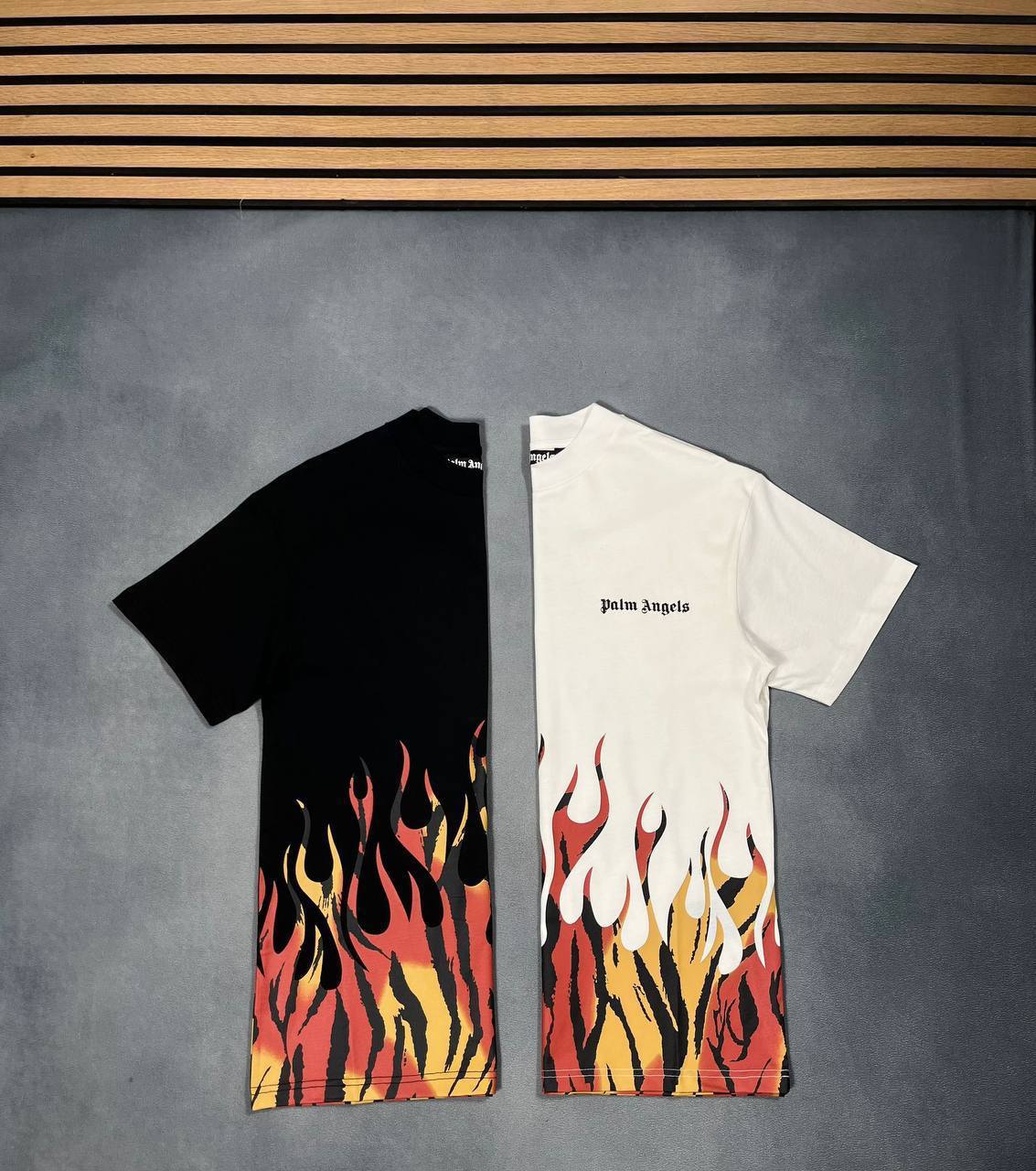 Palm Angels Tiger Flames T-Shirt UK Reps AAA Quality
