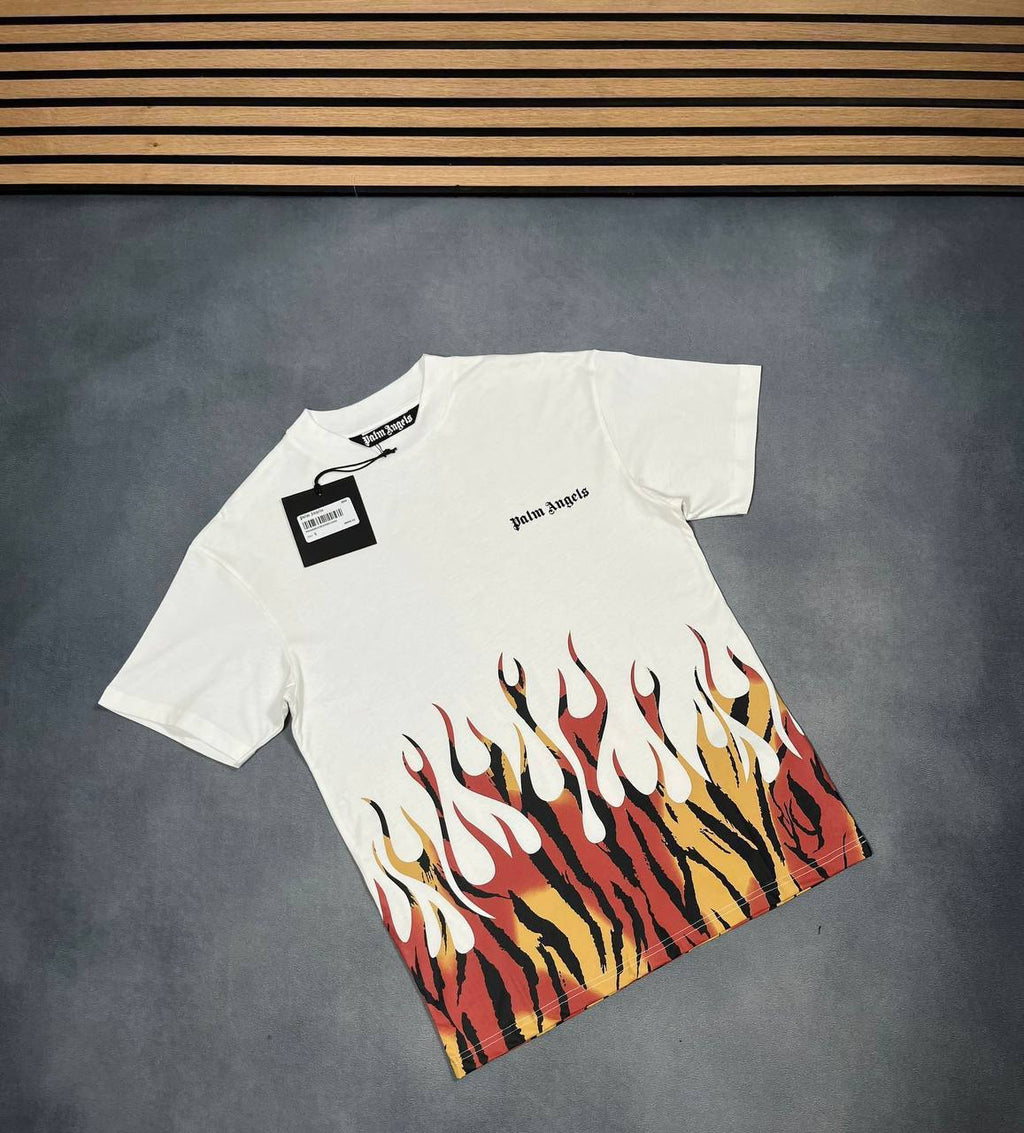 Palm Angels Tiger Flames T-Shirt UK Reps AAA Quality