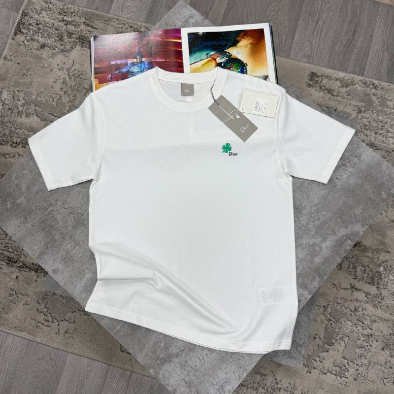 Dior Clover Embroidered T-Shirt UK Reps AAA Quality