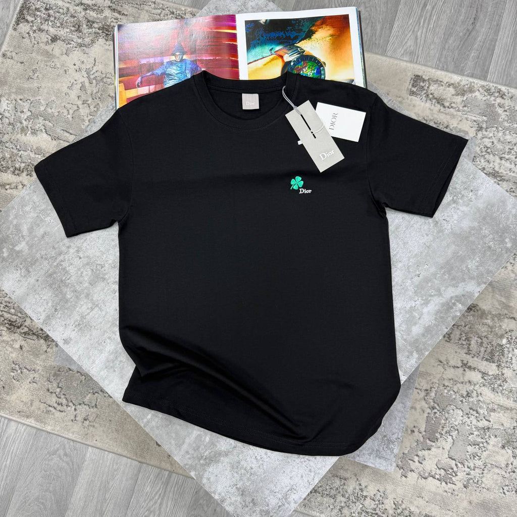 Dior Clover Embroidered T-Shirt UK Reps AAA Quality