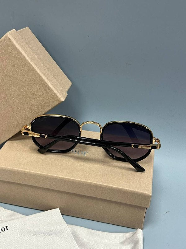 Dior Men's Geometric Luxury Aviator Sunglasses Twin Set AAA Quality Reps UK