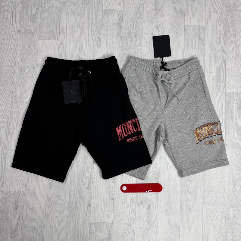 Moncler 1952 Logo Cotton Jersey Shorts UK Reps AAA Quality