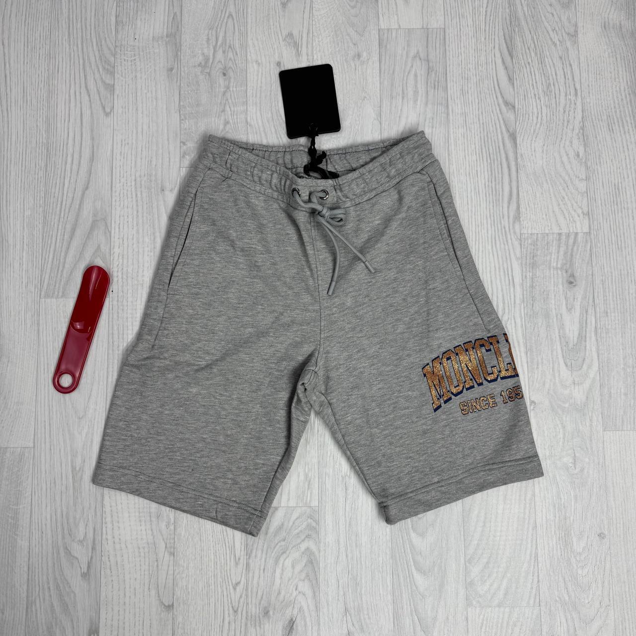 Moncler 1952 Logo Cotton Jersey Shorts UK Reps AAA Quality
