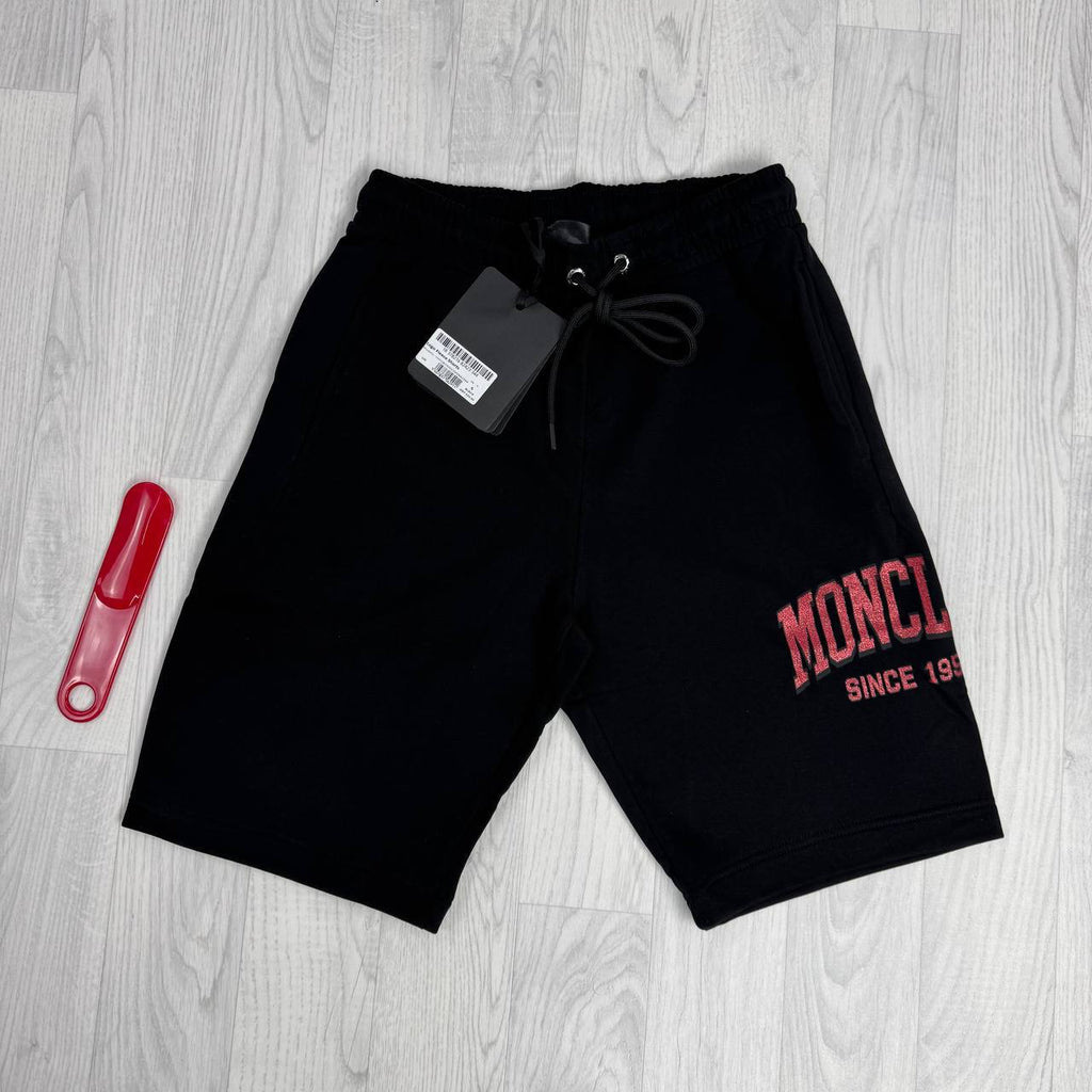 Moncler 1952 Logo Cotton Jersey Shorts UK Reps AAA Quality