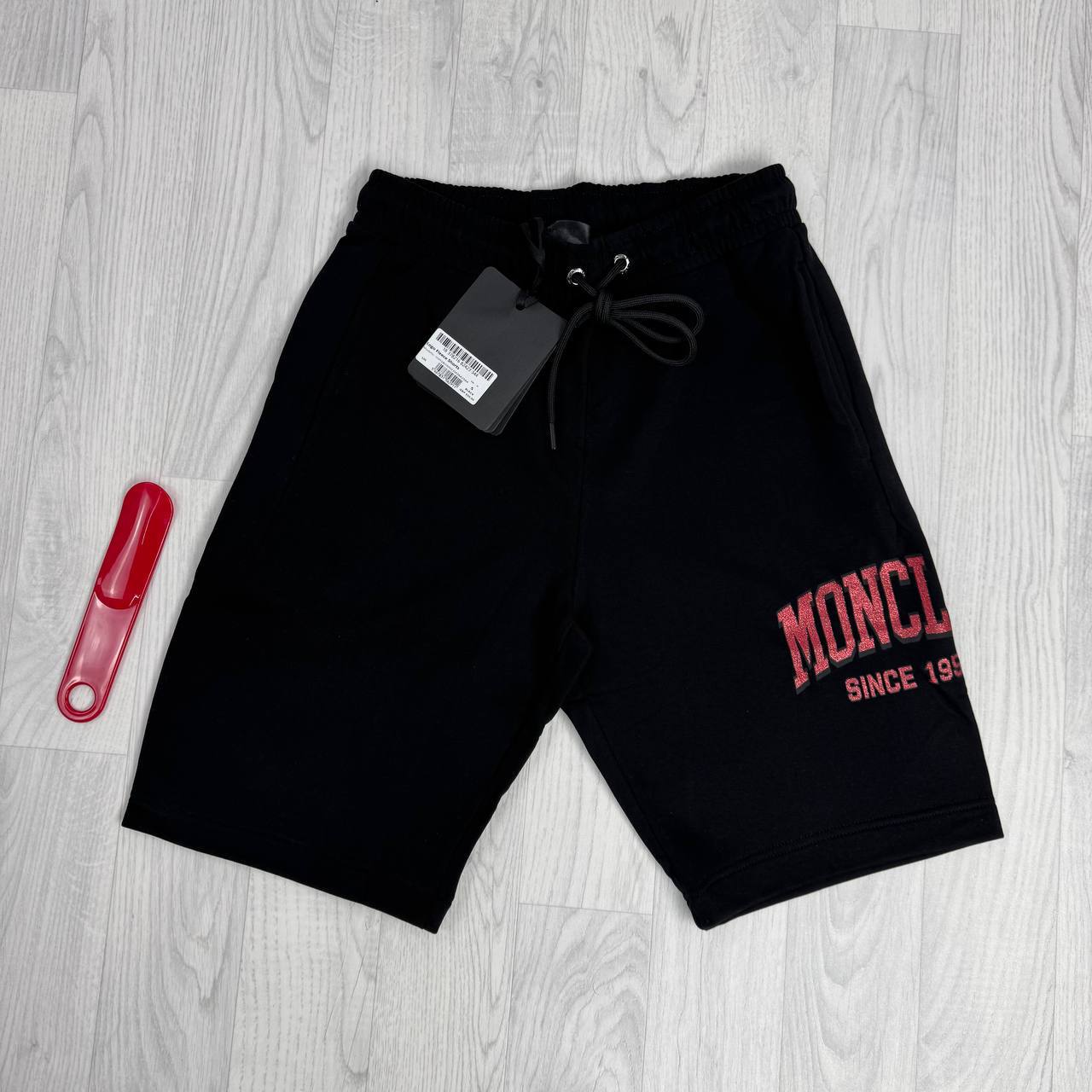 Moncler 1952 Logo Cotton Jersey Shorts UK Reps AAA Quality