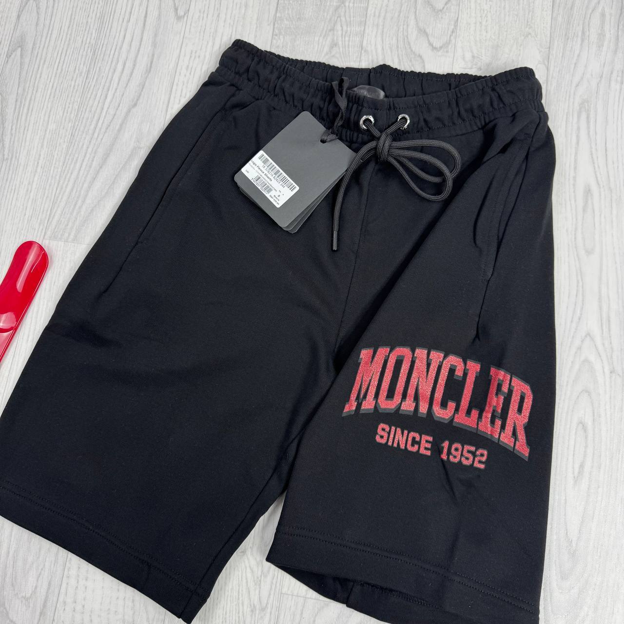 Moncler 1952 Logo Cotton Jersey Shorts UK Reps AAA Quality