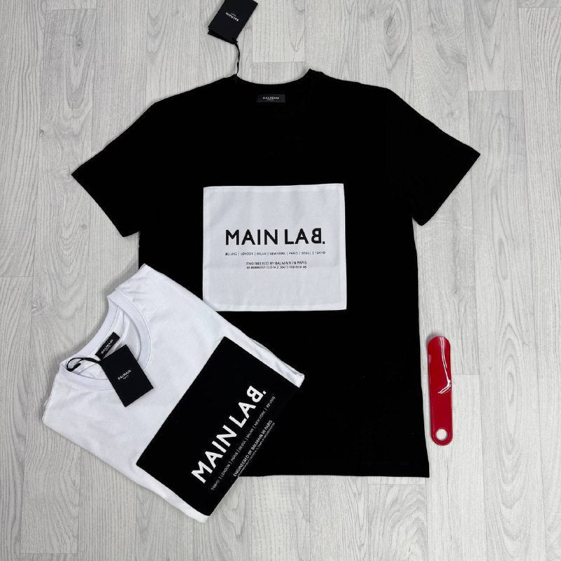 Balmain Main Lab Label T-Shirt UK Reps AAA Quality