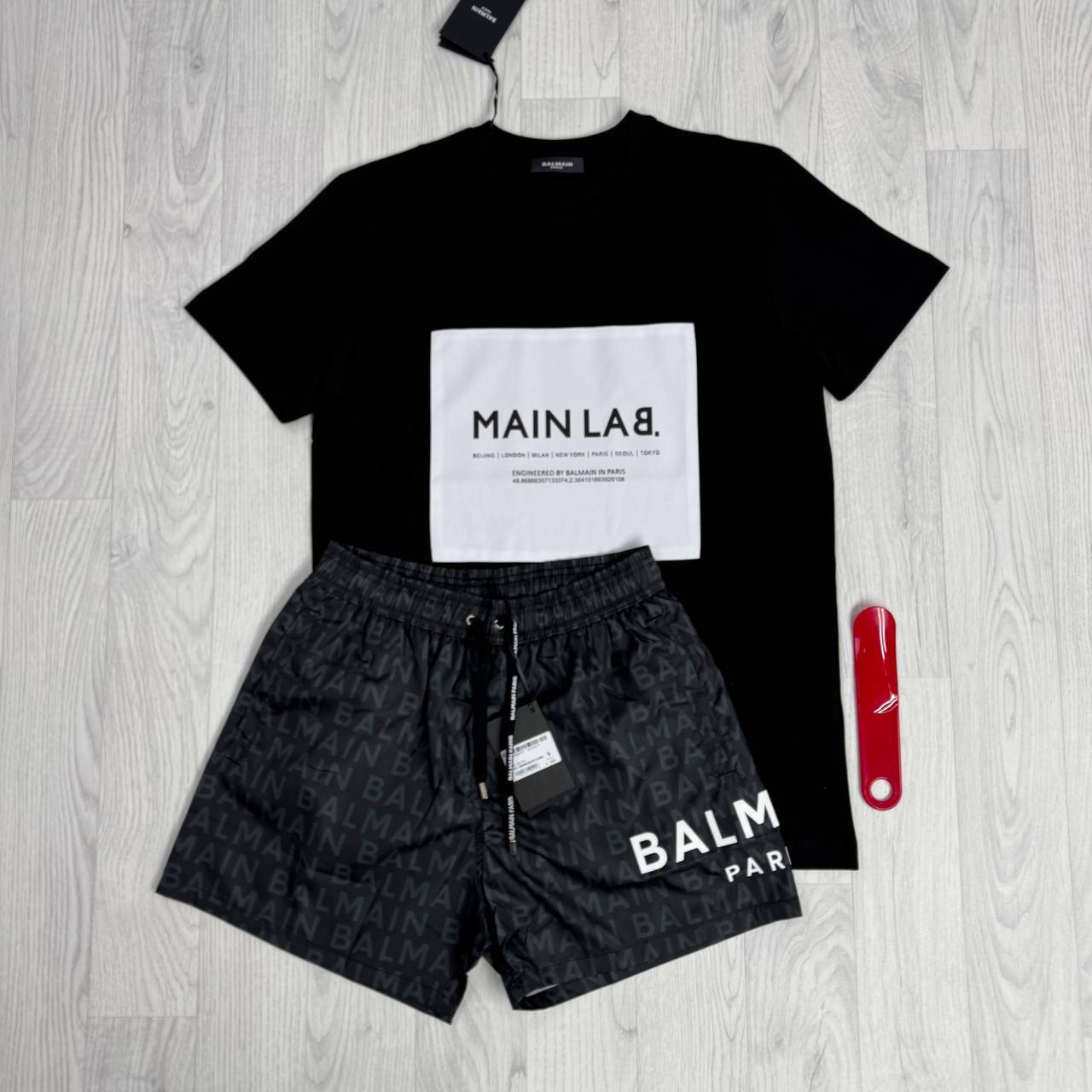 Balmain Main Lab Label T-Shirt UK Reps AAA Quality