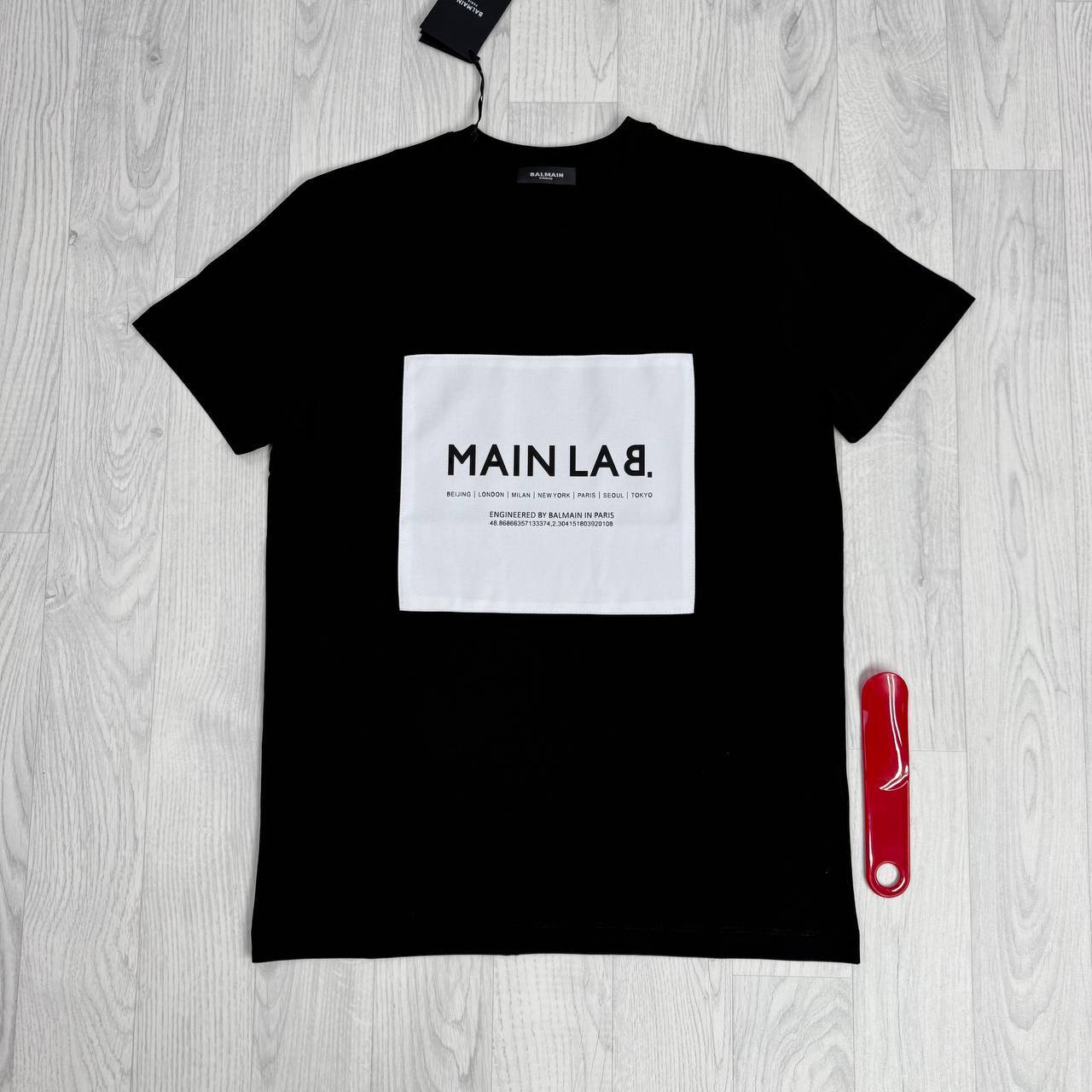 Balmain Main Lab Label T-Shirt UK Reps AAA Quality