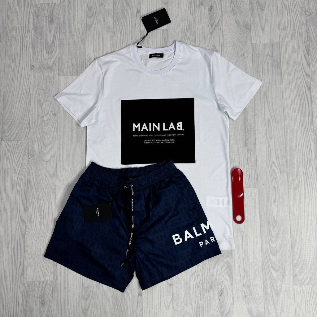 Balmain Main Lab Label T-Shirt UK Reps AAA Quality