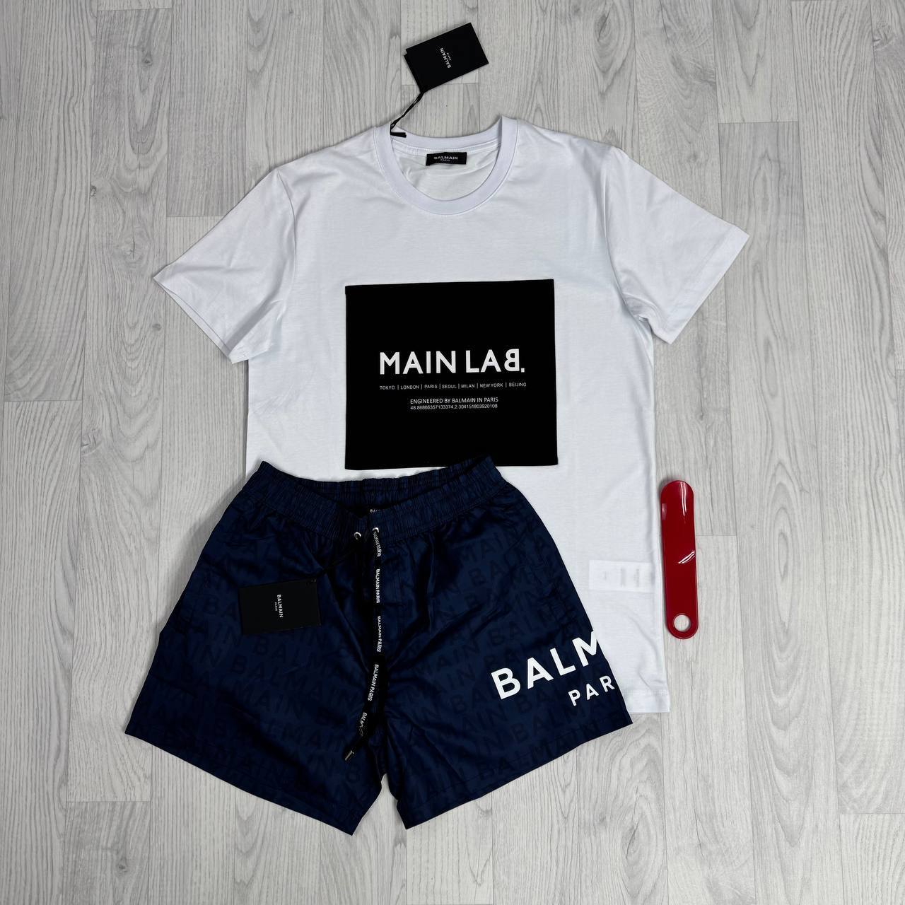 Balmain Main Lab Label T-Shirt UK Reps AAA Quality