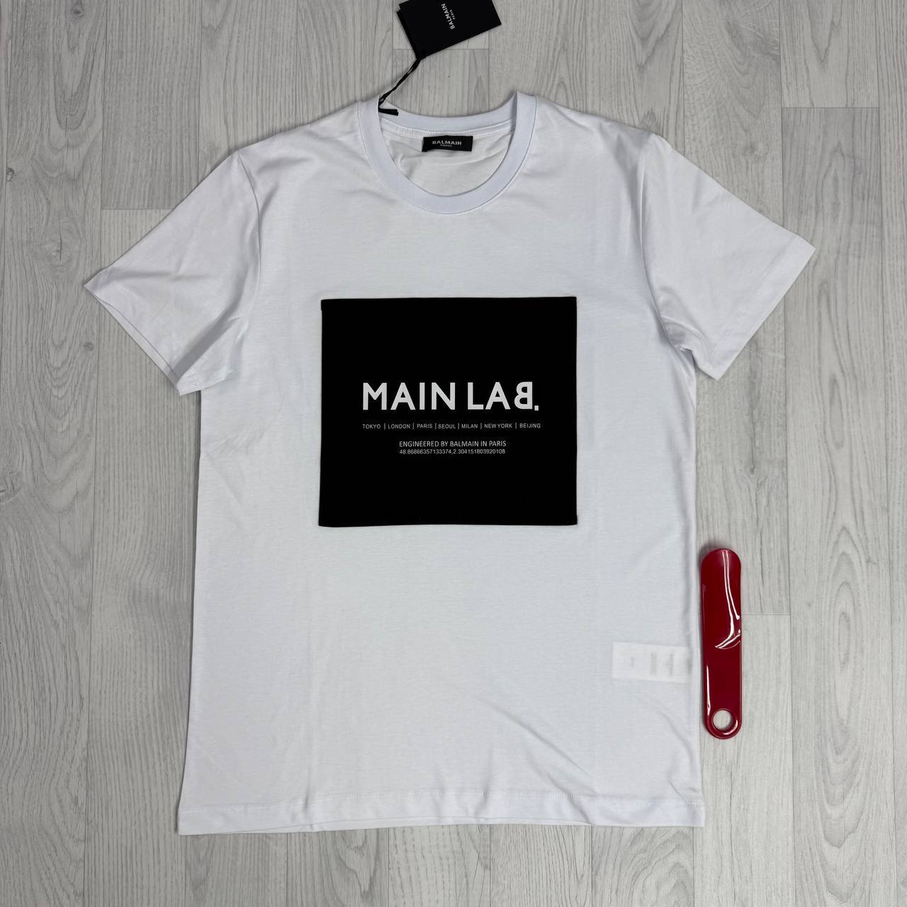 Balmain Main Lab Label T-Shirt UK Reps AAA Quality