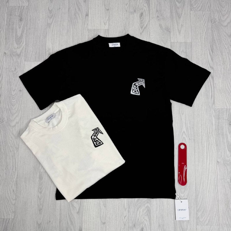 Off-White c/o Virgil Abloh "Nail Arrows" Printed T-Shirts UK Reps AAA Quality