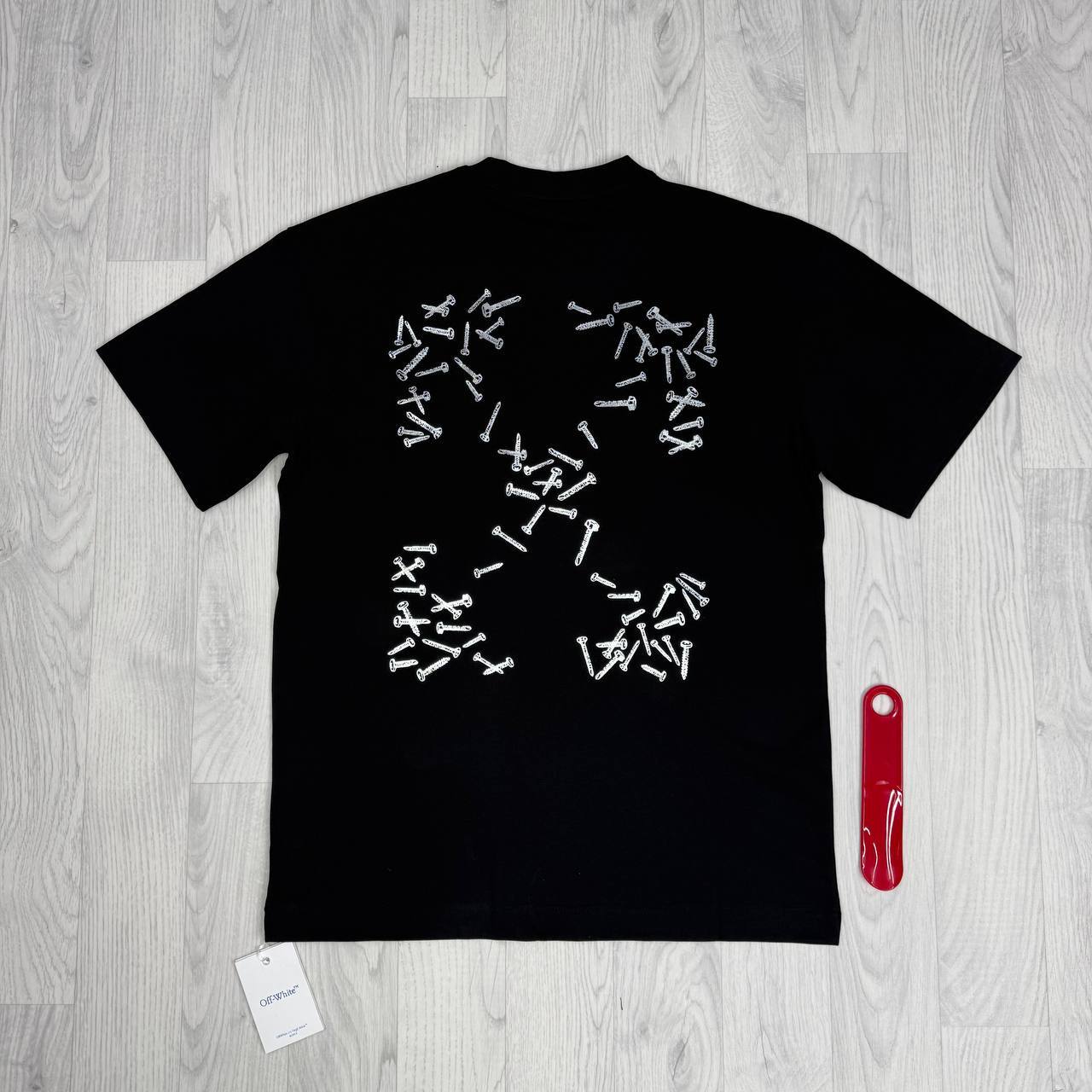 Off-White c/o Virgil Abloh "Nail Arrows" Printed T-Shirts UK Reps AAA Quality