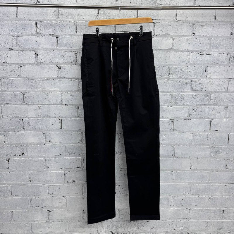 Moncler Men's Tricolor Drawstring Cotton-Stretch Trousers Twin Set AAA Quality Reps UK
