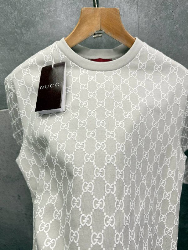Gucci Monogram GG Knit Two-Piece Short Set UK Reps AAA Quality