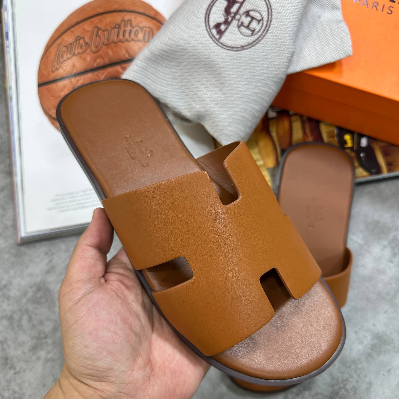 Hermès Men's Luxury Izmir Calfskin Leather Sandals AAA Quality Reps UK