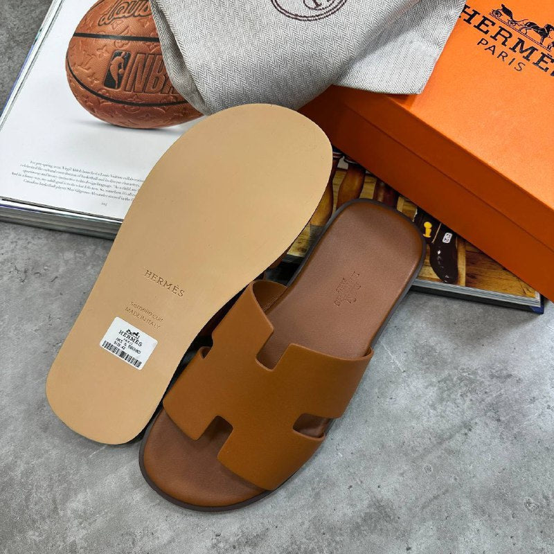 Hermès Men's Luxury Izmir Calfskin Leather Sandals AAA Quality Reps UK