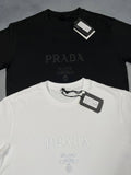 Prada Men's Embroidered Milano Crest T-Shirts AAA Quality Reps UK