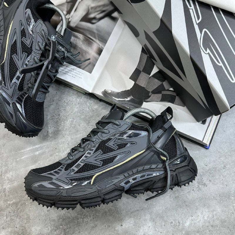 Off-White Men's Out Of Office Chunky Mesh Running Sneakers AAA Quality Reps UK