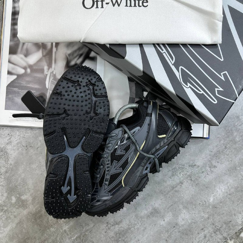 Off-White Men's Out Of Office Chunky Mesh Running Sneakers AAA Quality Reps UK
