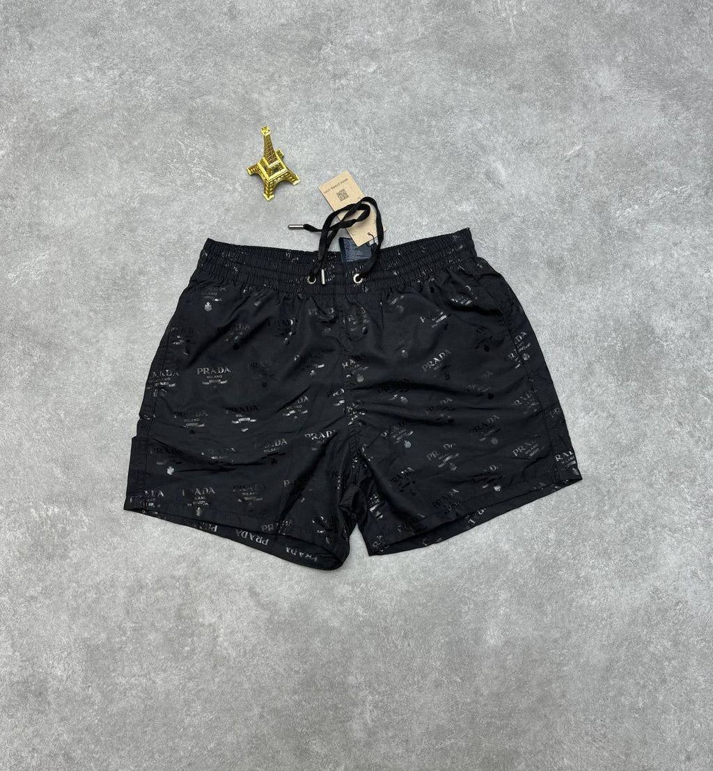Prada Allover Logo Print Re-Nylon Swim Shorts UK Reps AAA Quality