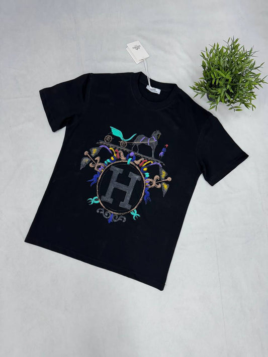 Hermès "Ex-Libris" Graphic T-Shirt UK Reps AAA Quality