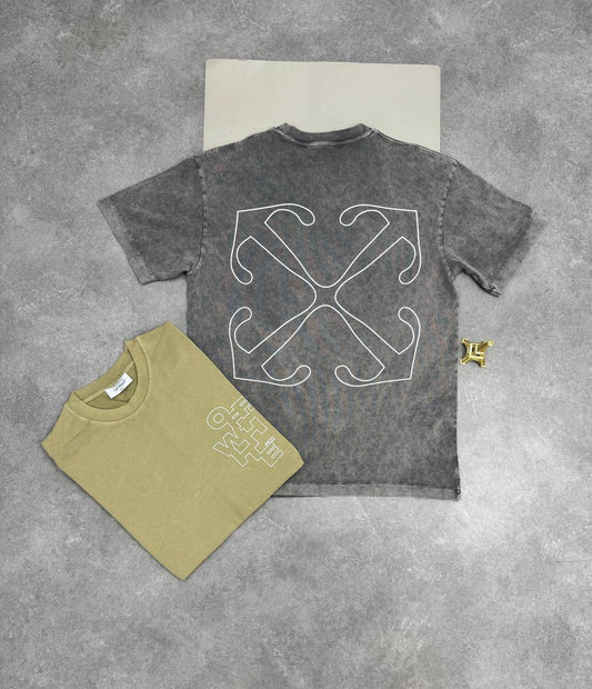 Off-White Skate Outline Arrow T-Shirt UK Reps AAA Quality