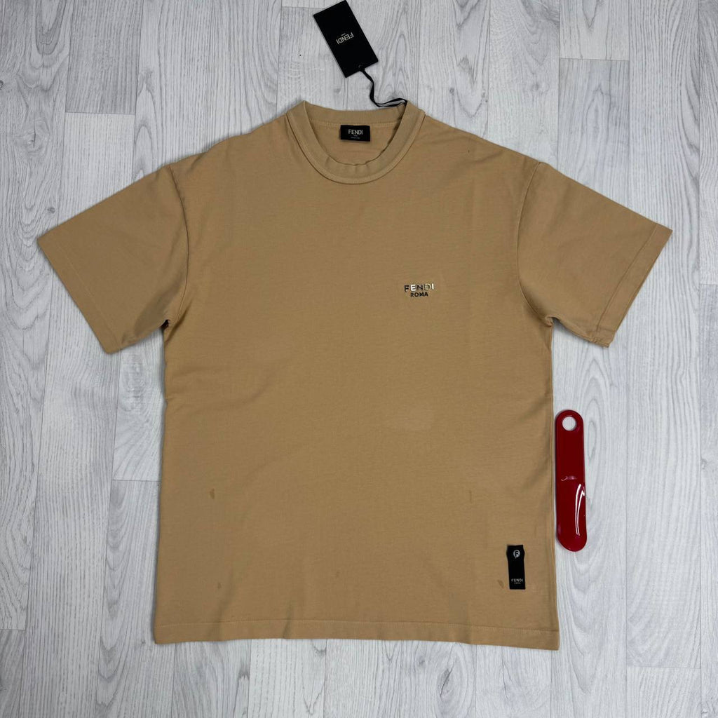 Fendi Roma Embroidered T-Shirts UK Reps AAA Quality
