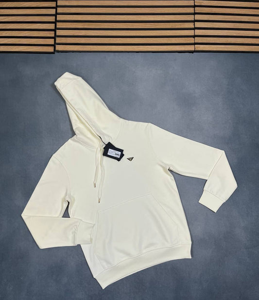 Prada Triangle-Logo Cotton Hoodie UK Reps AAA Quality