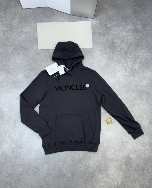 Moncler Embroidered Logo Cotton Hoodie UK Reps AAA Quality