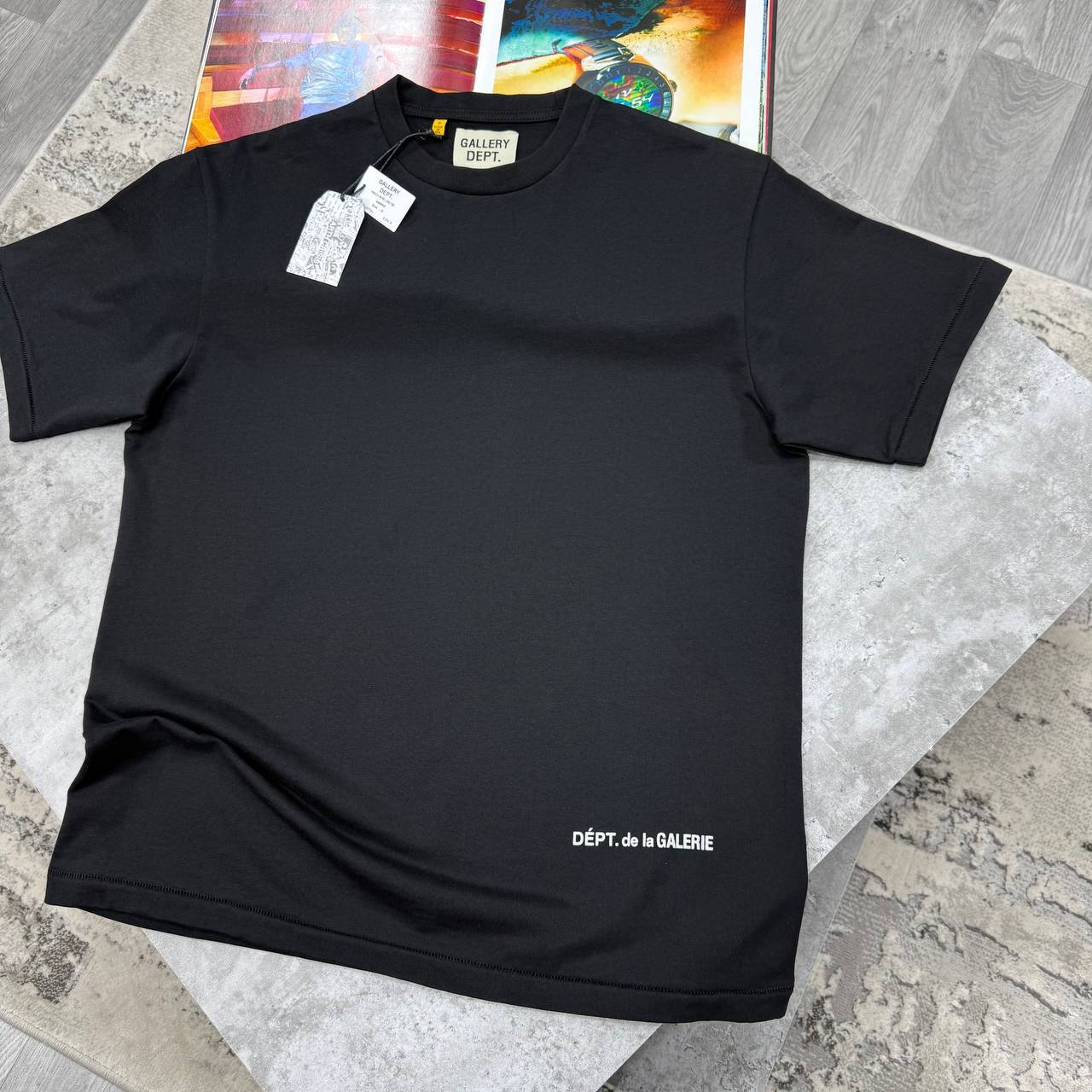Gallery Dept. Black Dépt. de la Galerie T-Shirt UK Reps AAA Quality