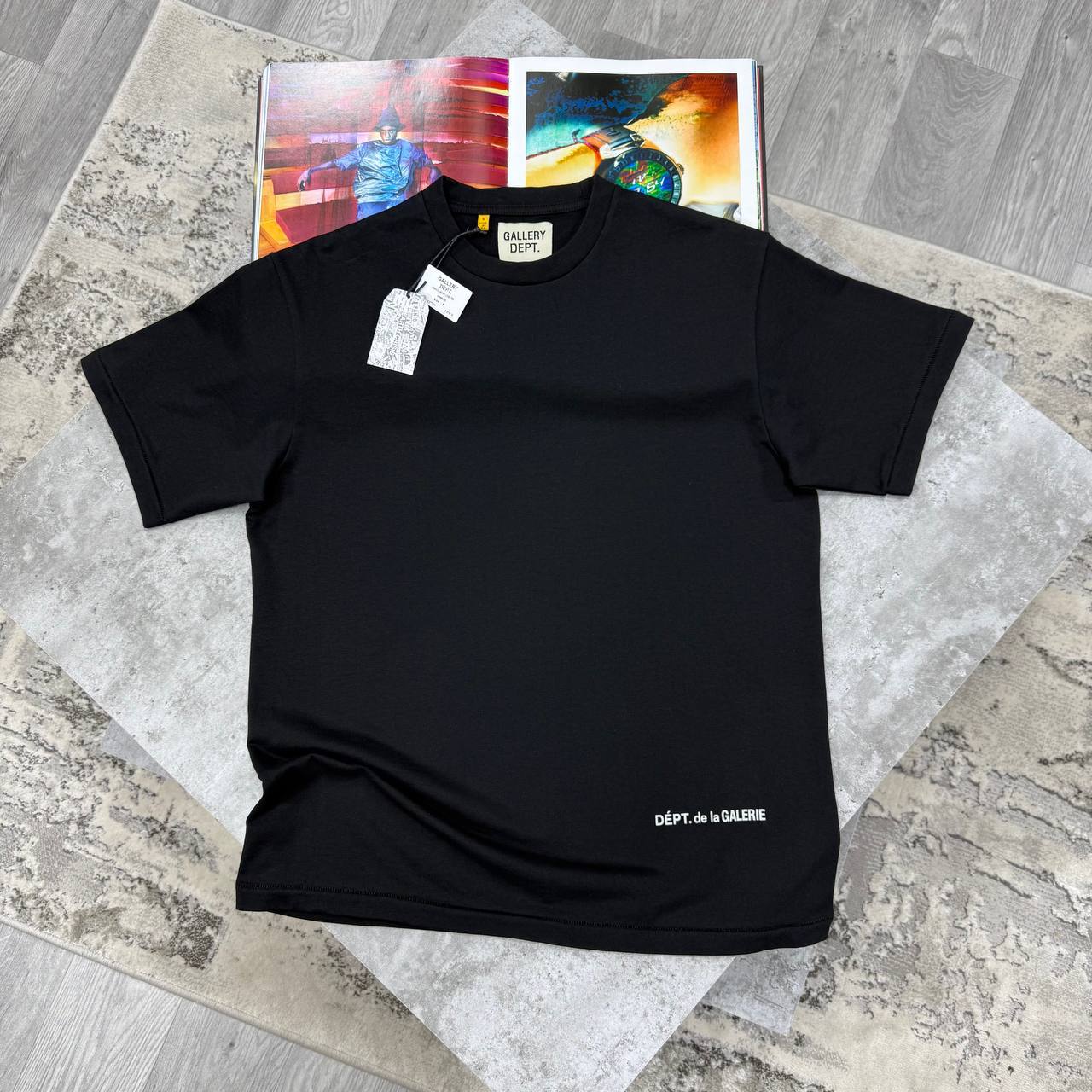 Gallery Dept. Black Dépt. de la Galerie T-Shirt UK Reps AAA Quality
