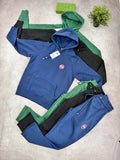 Canada Goose Huron Cotton-Jersey Hoodie & Jogger Tracksuit Set UK Reps AAA Quality