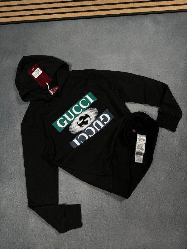 Gucci Interlocking G-logo hoodie UK Reps AAA Quality
