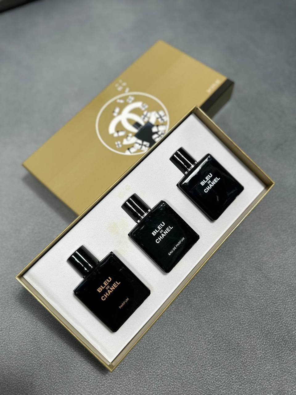 Bleu de Chanel 3-in-1 Fragrance Discovery Set UK Reps AAA Quality