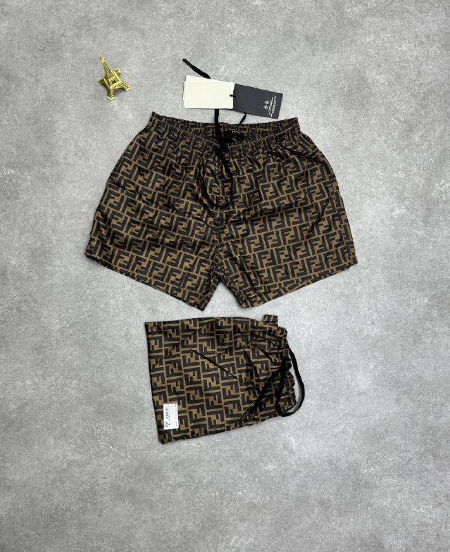 Fendi FF Motif Swim Shorts UK Reps AAA Quality