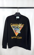 Casablanca Black 'Tennis Club' Icon Sweatshirt UK reps AAA Quality