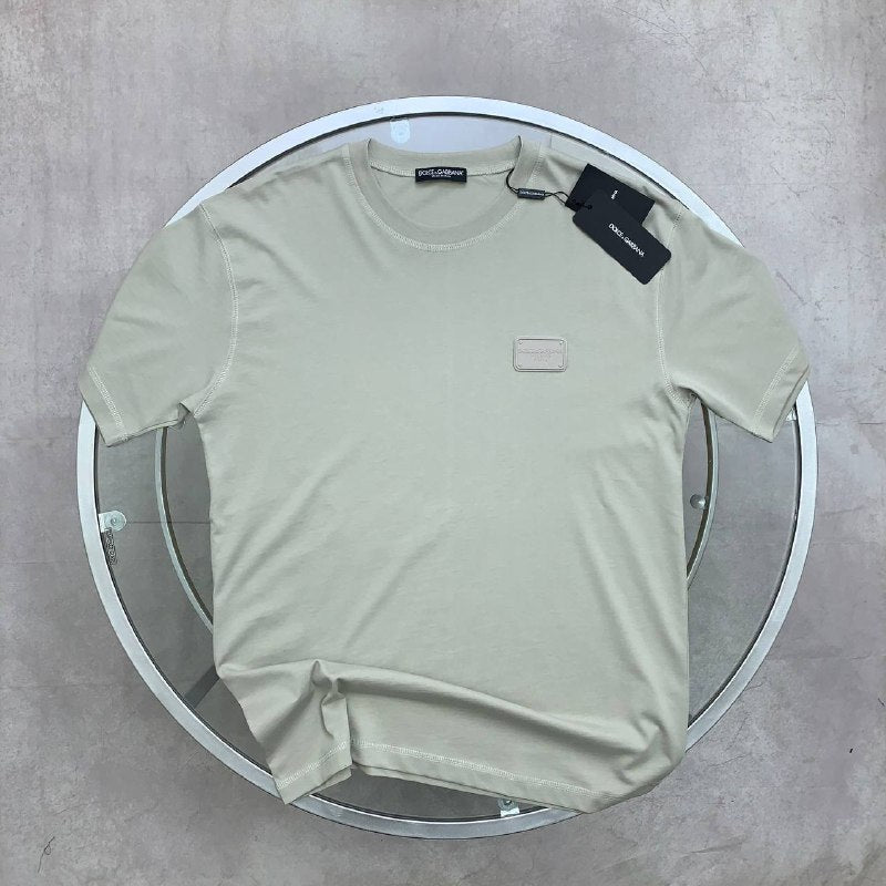 Dolce & Gabbana Logo Plaque Short-Sleeved T-shirt UK Reps AAA Quality
